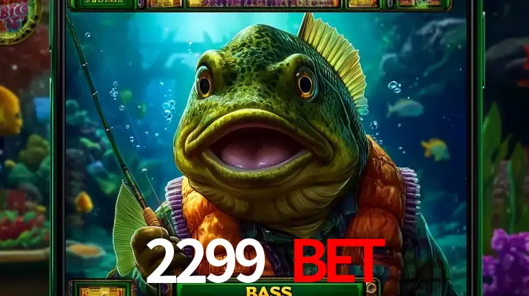 Personagem de peixe pescador do popular jogo de slot com tema de pescaria, uma das emocionantes opções de caça-níqueis para jogar e ganhar no cassino 2299 BET.
